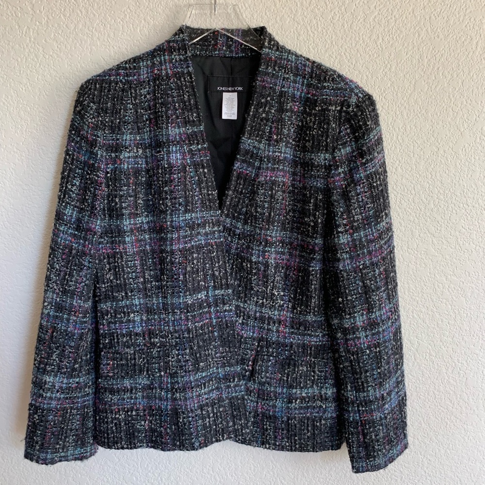 Jones New York tweed blazer, size 14